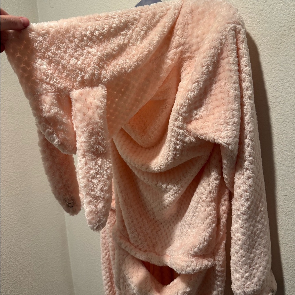 Cottagecore crushed velvet bunny onesie
